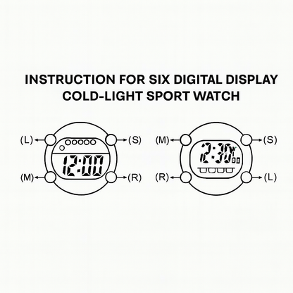 Montre Sport Enfant & Adulte