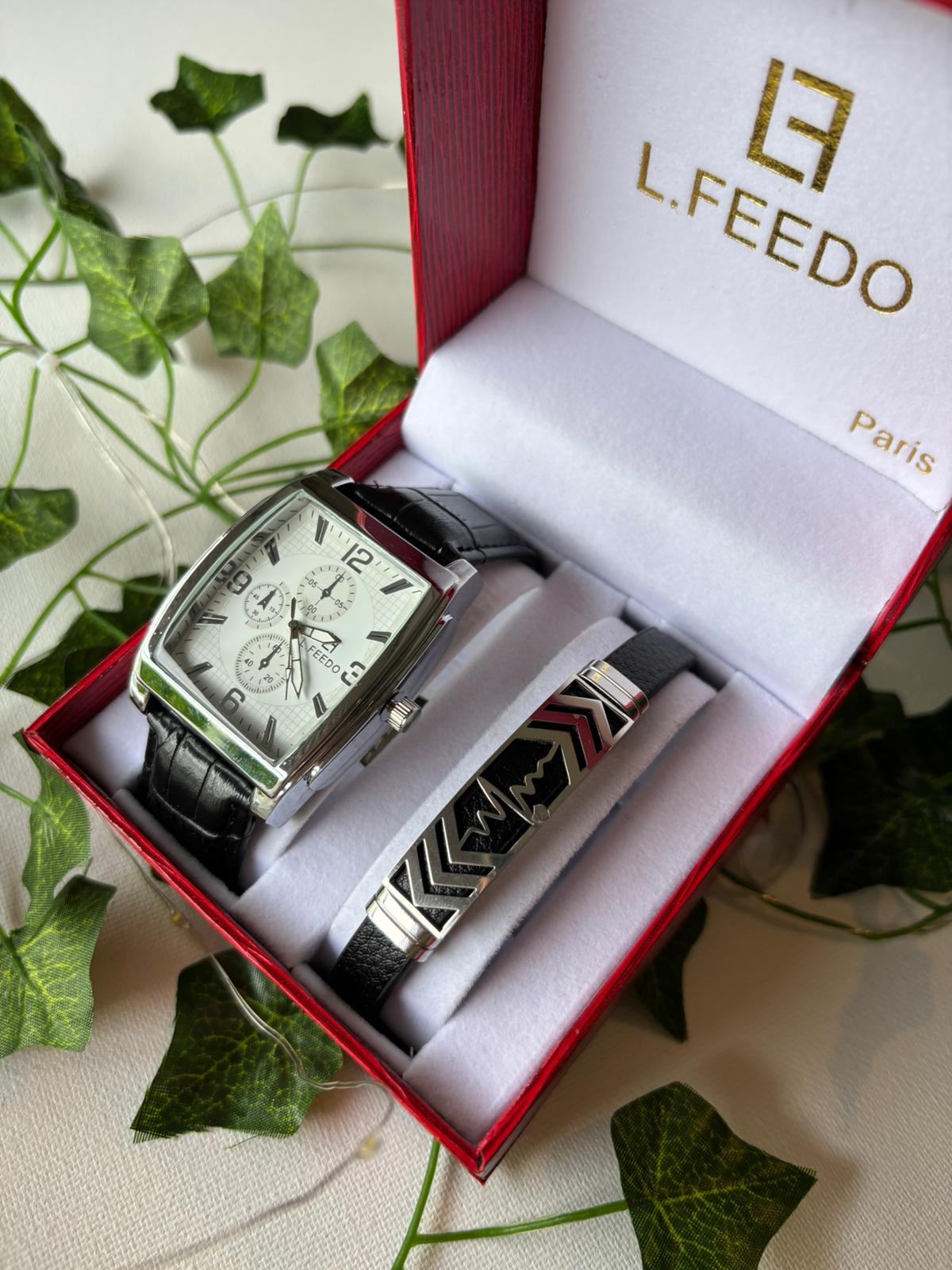 Coffret Montre & Bracelet Homme