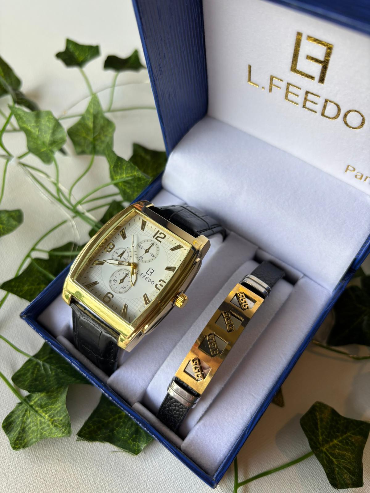 Coffret Montre & Bracelet Homme