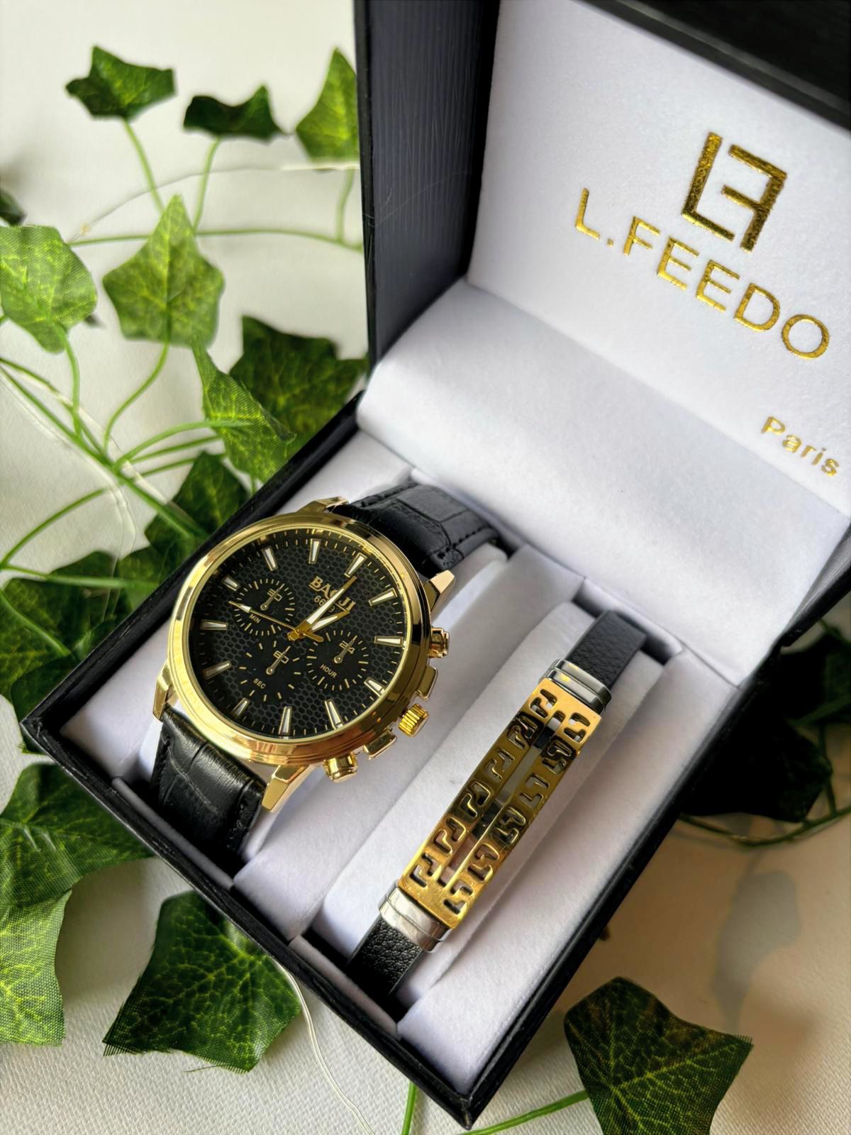 Coffret Montre & Bracelet Homme